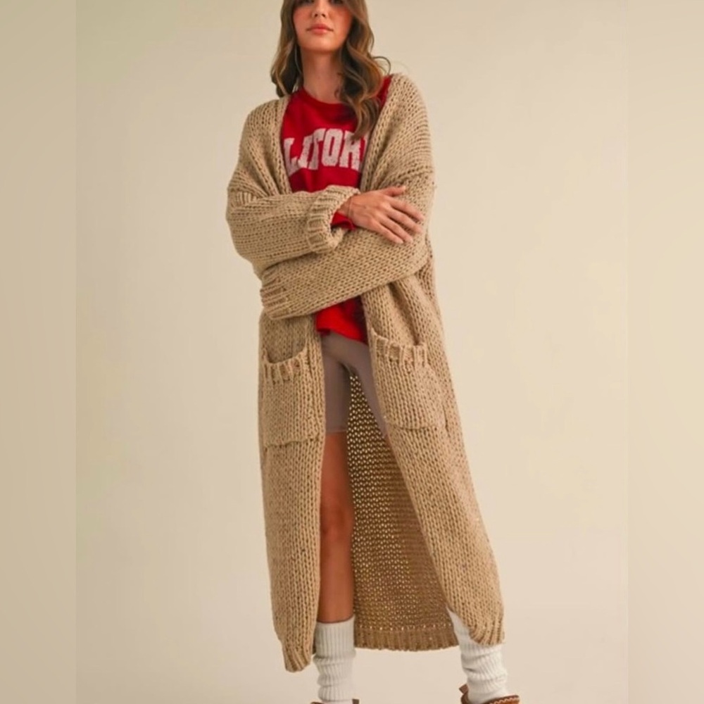 Klesis Chunky Sequin Embellished Oversized Sweater - NWT